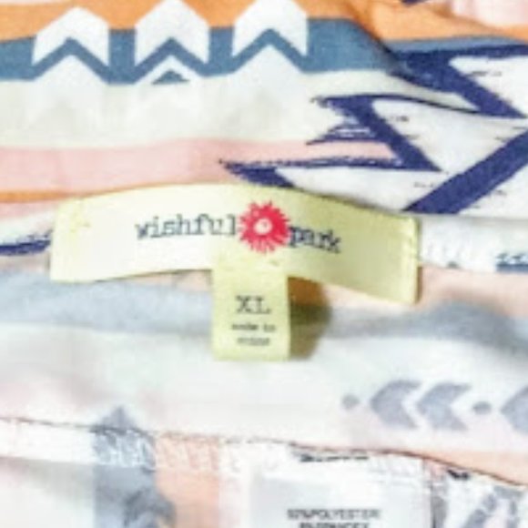 TANK TOP*SPAGHETTI STRAPS*WISHFUL PARK*WOMEN XL*SOUTHWEST/AZTEC DESIGN. - Picture 5 of 6